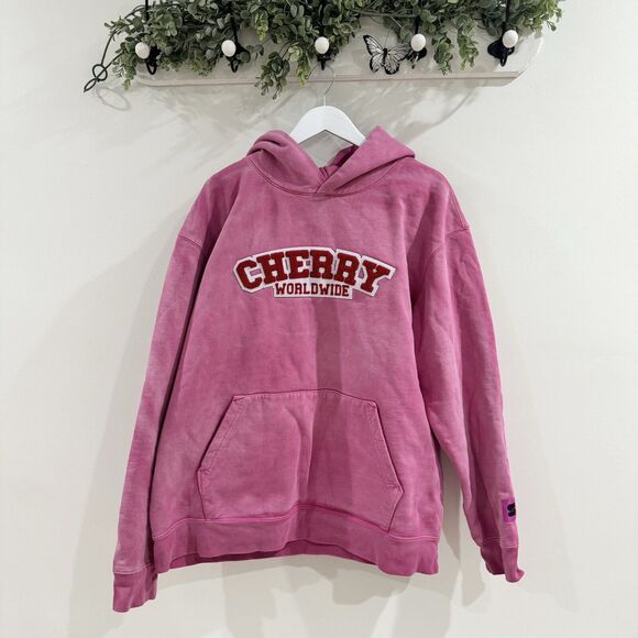 Cherry Worldwide Hoodie XL Pink 7 Eleven Merch KD tik tok viral trending - Picture 1 of 6